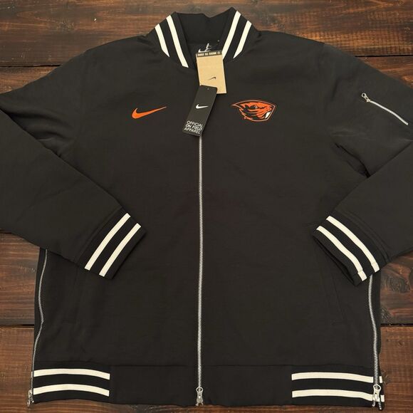 Nike Oregon State Beavers Sideline Team Issue Bomber Jacket - Picture 1 of 4